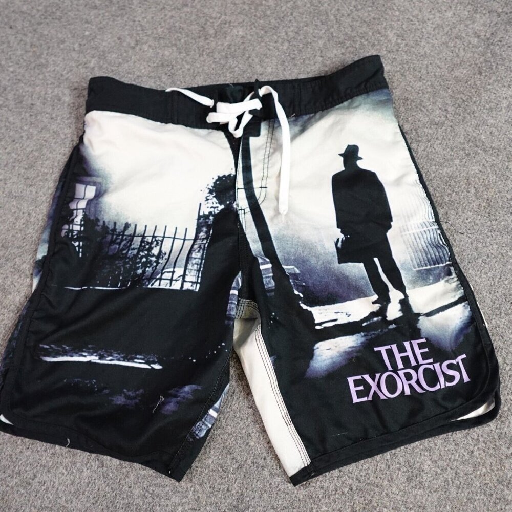 The Exorcist Shorts Small Gray Drawstring Board Hot Topic Official 2019